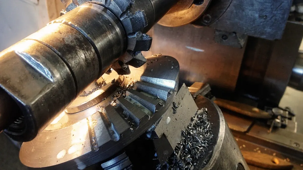 Gear hobbing machining process